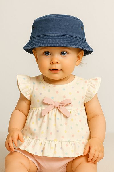 wakawakakidsstore Washable Unisex Baby Bucket Hat