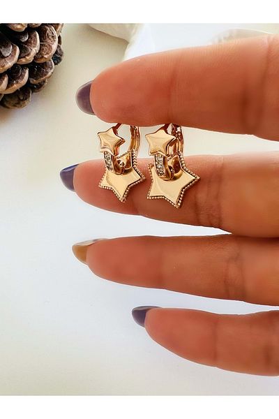 ACAR TAKI Xuping Star Hanging Earring-Rose Acr4617