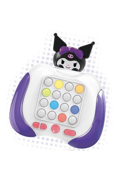 OEM Joc interactiv POPIT Consola, antistres, cu sunete, 16 butoane si lumini RGB, 7 moduri de joc, Kurom