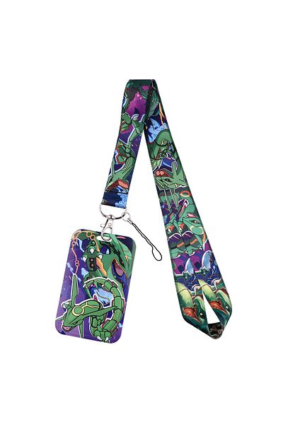 Miniso 2 Elf Anime Lanyard For Keychain ID Card Cover Passport Student Cellphone USB Badge Holder Key Ring.