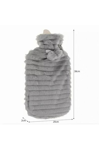 varioshop Pernuta cu apa calda si rece din cauciuc VarioShop®, Husa de plus, Calmeaza durerile menstruale si