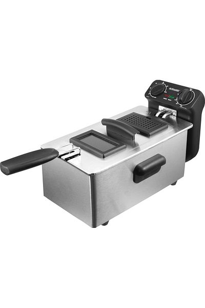 sonashi Electric Deep Fryer With Stainless Steel Housing - 3.0l Capacity
