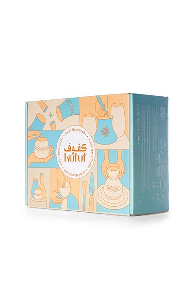 kufuf Pottery modeling gloves set for kids with safe clay and creative mobile alternative activities to encourage healthy living