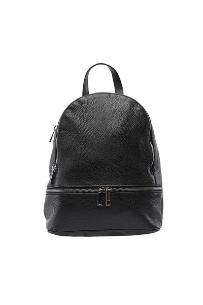 Toro Nero Rucsac de damă din piele întoarsă neagră