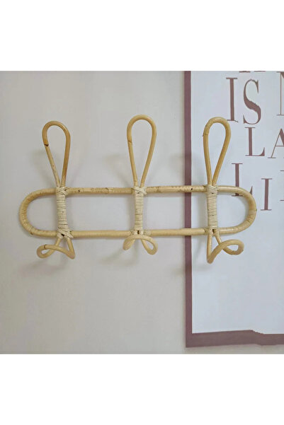 Choice 3 خطافات حائط من الخيزران، شماعات من الخيزران، منظم ملابس الأطفال، رف ...