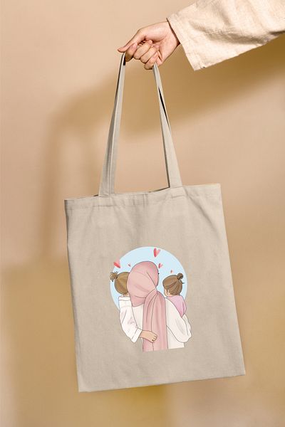 Asyabayrak Geantă de pânză cu tematică Special Design Mother's Love