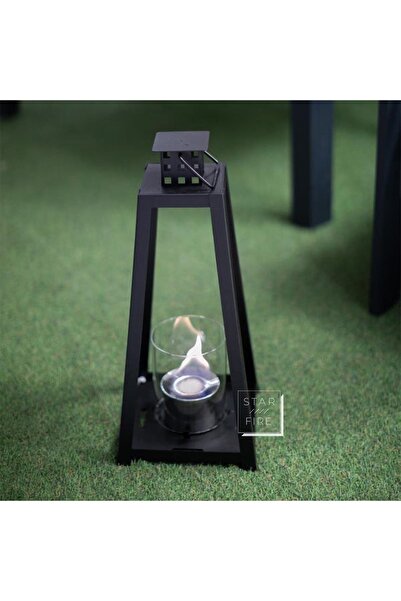 Starfire Bio Fener Kısa ( Taşınabilir Bioethanol Şömine ) (siyah)