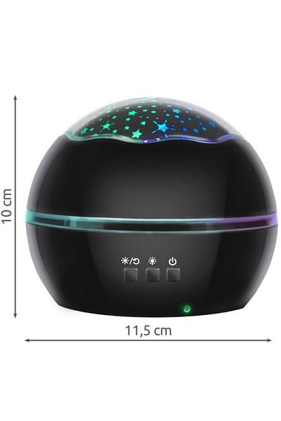 varioshop VarioShop® Children's Night Light, Star and Moon Projector / Marine Life, Ideal for Catfish