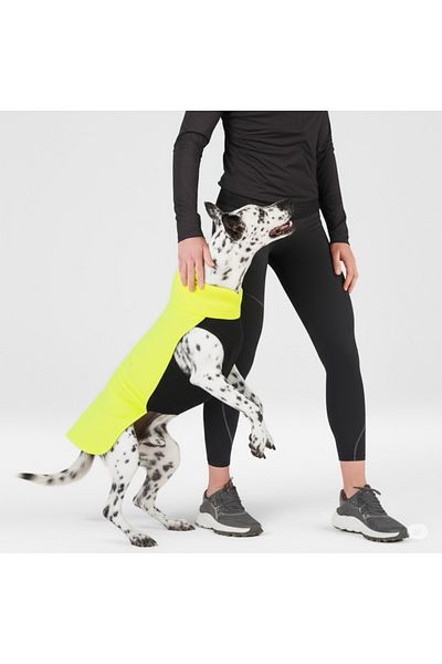 oyapet Dog Vest Thermal Fleece, Water Repellent Scuba (Diver Fabric) on the Chest, Lightweight and Stylish Design