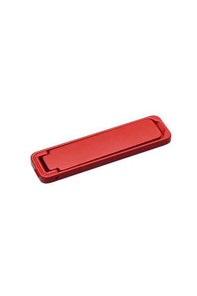 Choice Red Ultra Thin Mini Metal Folding Mobile Phone Holder Stand Alloy Invisible Portable Phone Kickstand