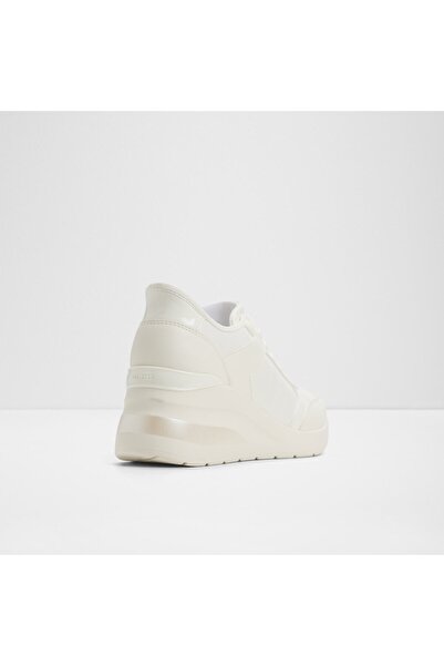 Aldo Effortlesswedge - Pantofi de damă din piele artificială, cu toc compensat, cu șireturi, cu design modern