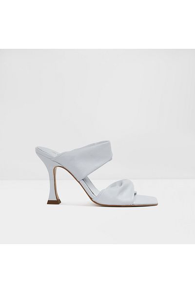 Aldo Haslev-Tr - Real Leather White Women's Heeled Slippers