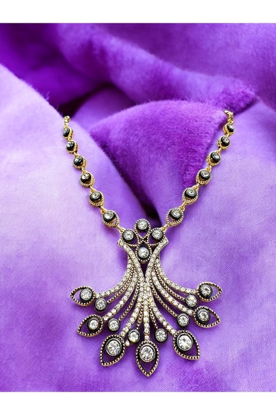 FUYA JEWELLERY Zirkon Taşlı Kolye