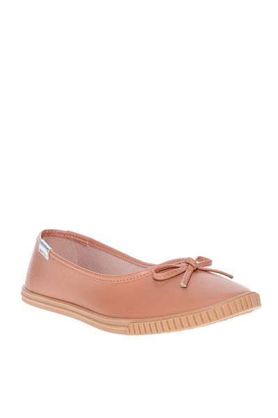 Beira Rio Ladies Closed/Flat Shoes Nude | Made In Brazil