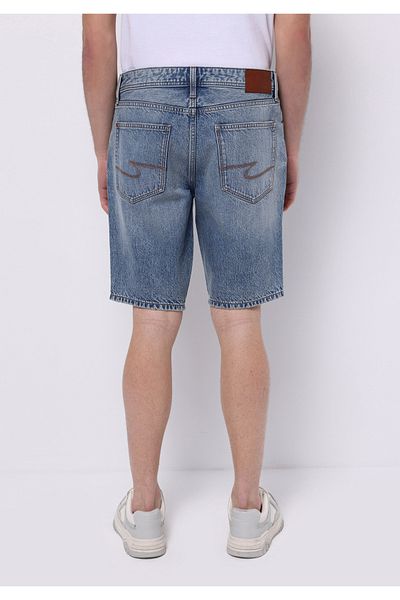 Colin's Regular Fit Mid Waist Plain Men's Denim Jean Shorts