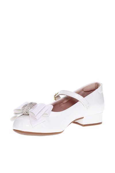 Molekinha Pre Teen Girls Closed/Flat Shoes White | Made In Brazil