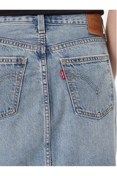 Levi's Fustă din denim pentru femei levi's A7512-0000 albastră