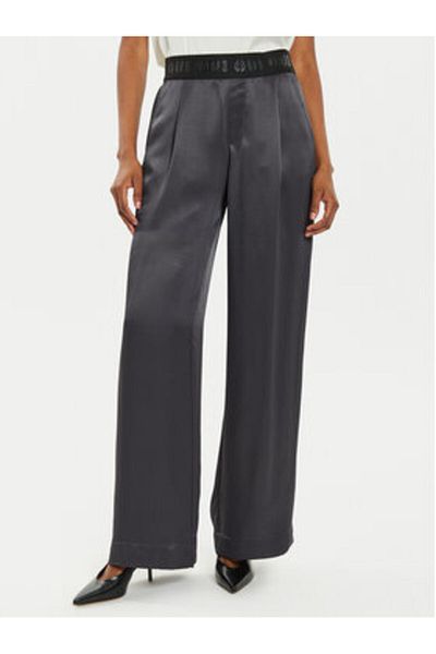 Oui Women's Fabric Trousers 88773 1240807 Gray