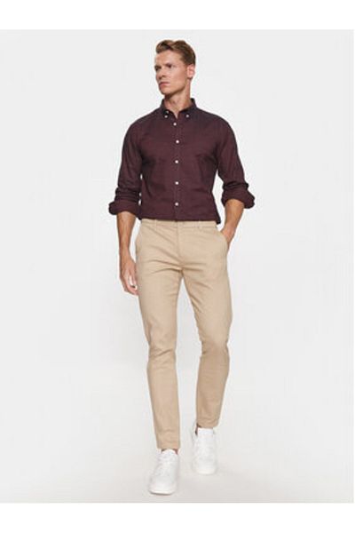 Lindbergh Mens Shirt 30-203174 Red