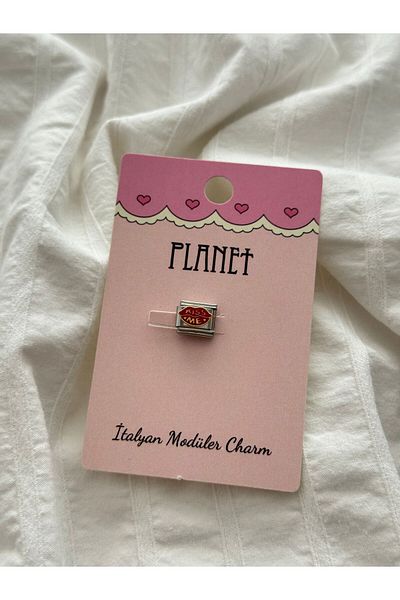 Planet Butik Kiss Me Italian Charm with Card
