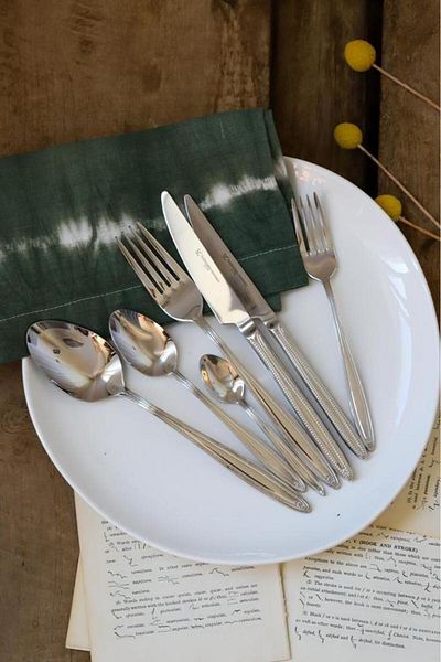 MSWISHŞEYMAÇETİN Solingen Gents Silver 42 Piece Cutlery Set