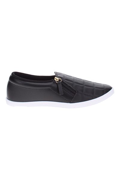 Beira Rio Ladies Closed/Flat Shoes Black | Made In Brazil