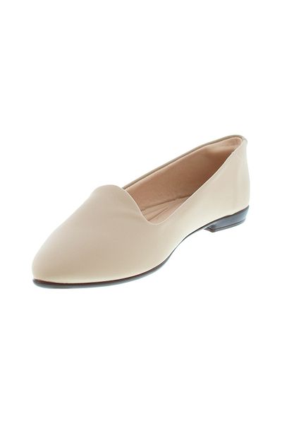 Beira Rio Ladies Closed/Flat Shoes Beige | Made In Brazil