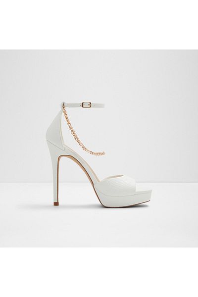 Aldo Prisilla - White Women's Evening Dress Heeled Sandals