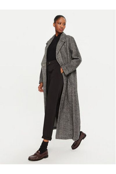 Oui Women's Transitional Coat 88952 1242107 Gray