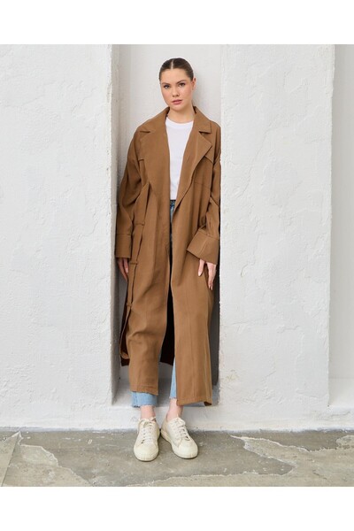 Kirazgym Women's Modal Korean Trench Coat 0083
