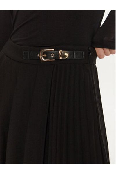 Lola Casademunt By Maite Fustă plisată pentru femei MF2408004 Negru