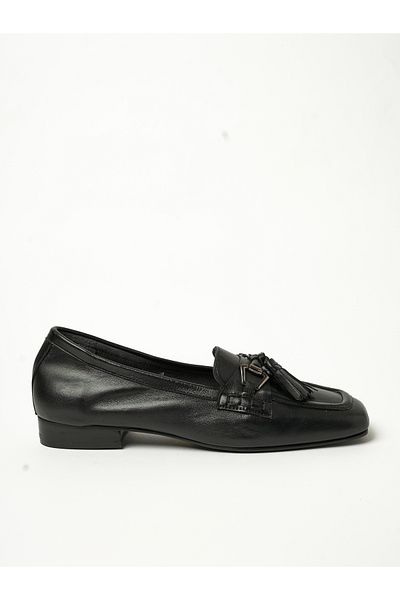 Y.SO Ladies Flat Comfort Shoes/Moccasins Black | Made In India