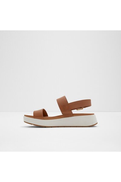 Aldo Silyia-Genuine Leather Tan Women's Sandals