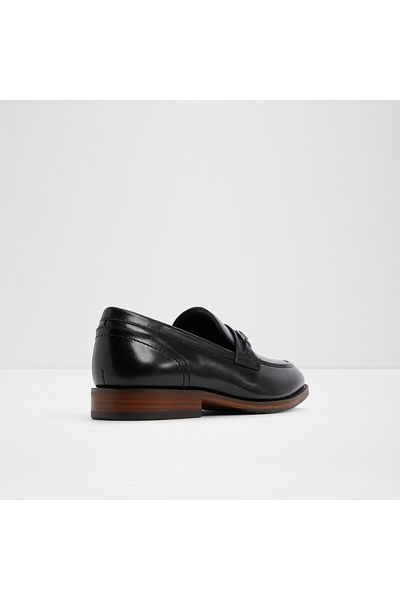 Aldo BORNES - Ανδρικό Γνήσιο Δερμάτινο Μαύρο Flat Loafer & Moccasin χωρίς κορδόνια