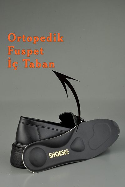 KONFOR Ортопедични черни дамски обувки Lovinia Loafer