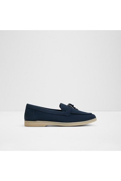 Aldo Creras-In - Women's Genuine Leather Navy Blue Loafer & Moccasin