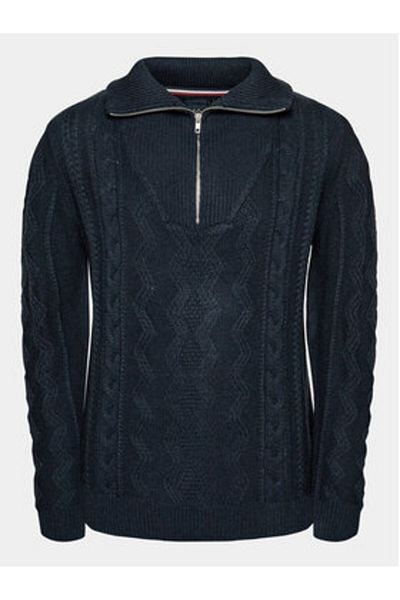 Lindbergh Mens Sweater 30-827082 Navy Blue