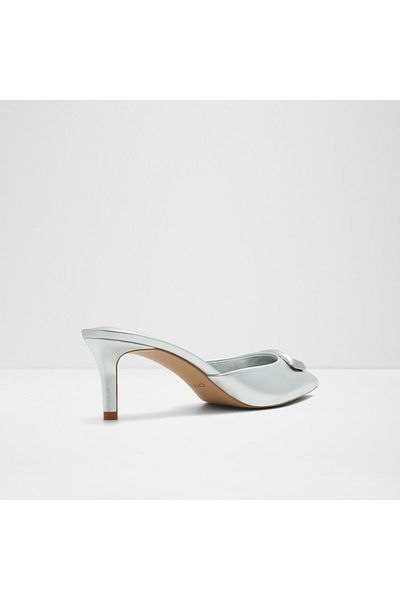 Aldo Louisette - Silver Women's Heeled Slippers