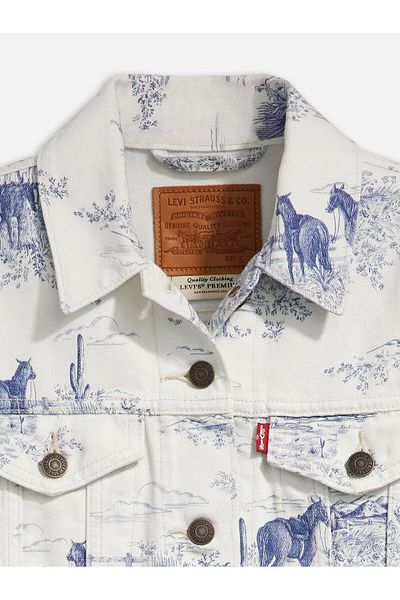 Levi's Geacă de denim pentru femei Levi's 29945-0161 Alb