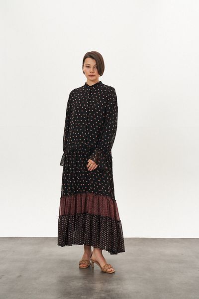 Mevra Rochie din șifon florală