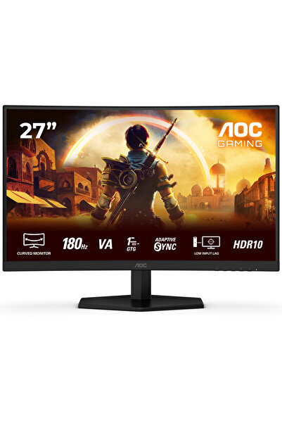 Aoc C27G42E 27" 180Hz 0.5ms HDMI DP AdaptiveSync HDR10 FHD FAST VA Gaming Monitör