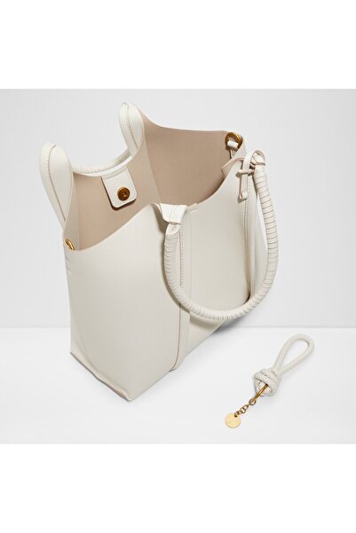 Aldo Kylinia - Women's Faux Leather Ecru Medium Size Bag