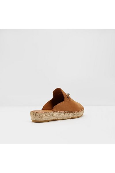 Aldo Enns-Tr - Real Suede Leather Tan Women's Slippers