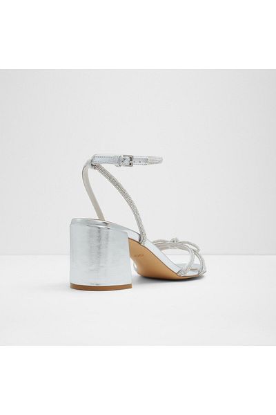 Aldo Bouclette - Silver Women's Evening Dress Heeled Sandals