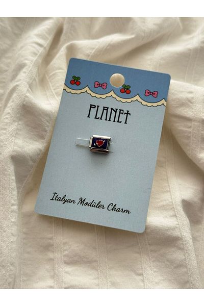 Planet Butik Italian Charm with Arrow Heart Card