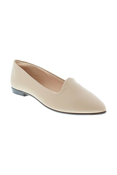 Beira Rio Ladies Closed/Flat Shoes Beige | Made In Brazil