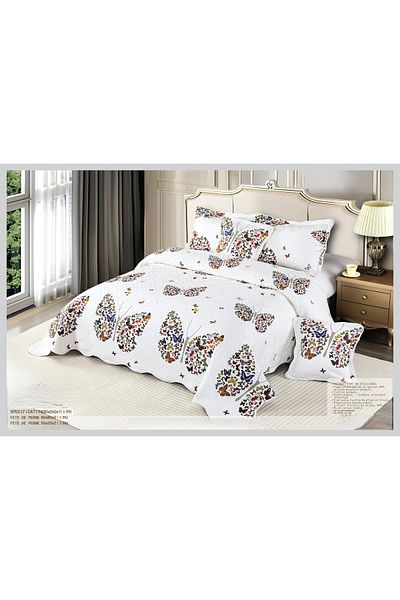 CHIRASO CHIRASO Fine Cotton Duvet Set, 5 Pieces, Duvet 230x250cm, 2 Pillowcases, with print
