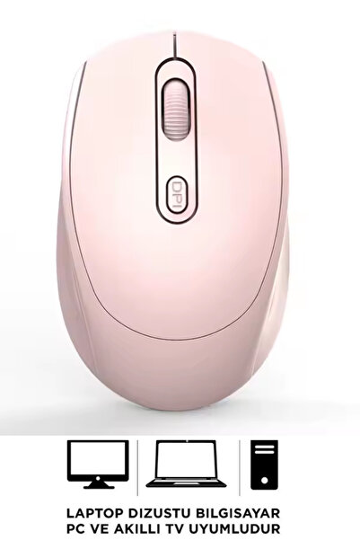 Sarftech Kablosuz Zarif Tasarım Sessiz Click 2.4Ghz Tüm Cihazlarla Uyumlu Optik Mouse
