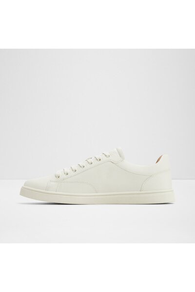 Aldo Poker - Men's Faux Leather White Multi Lace-Up Modern Design Sports Shoes