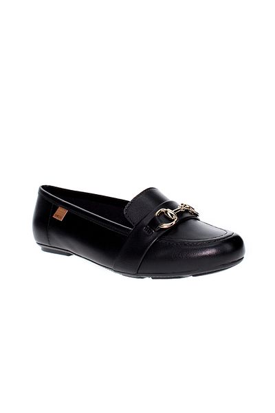 Beira Rio Ladies Closed/Flat Shoes Black | Made In Brazil